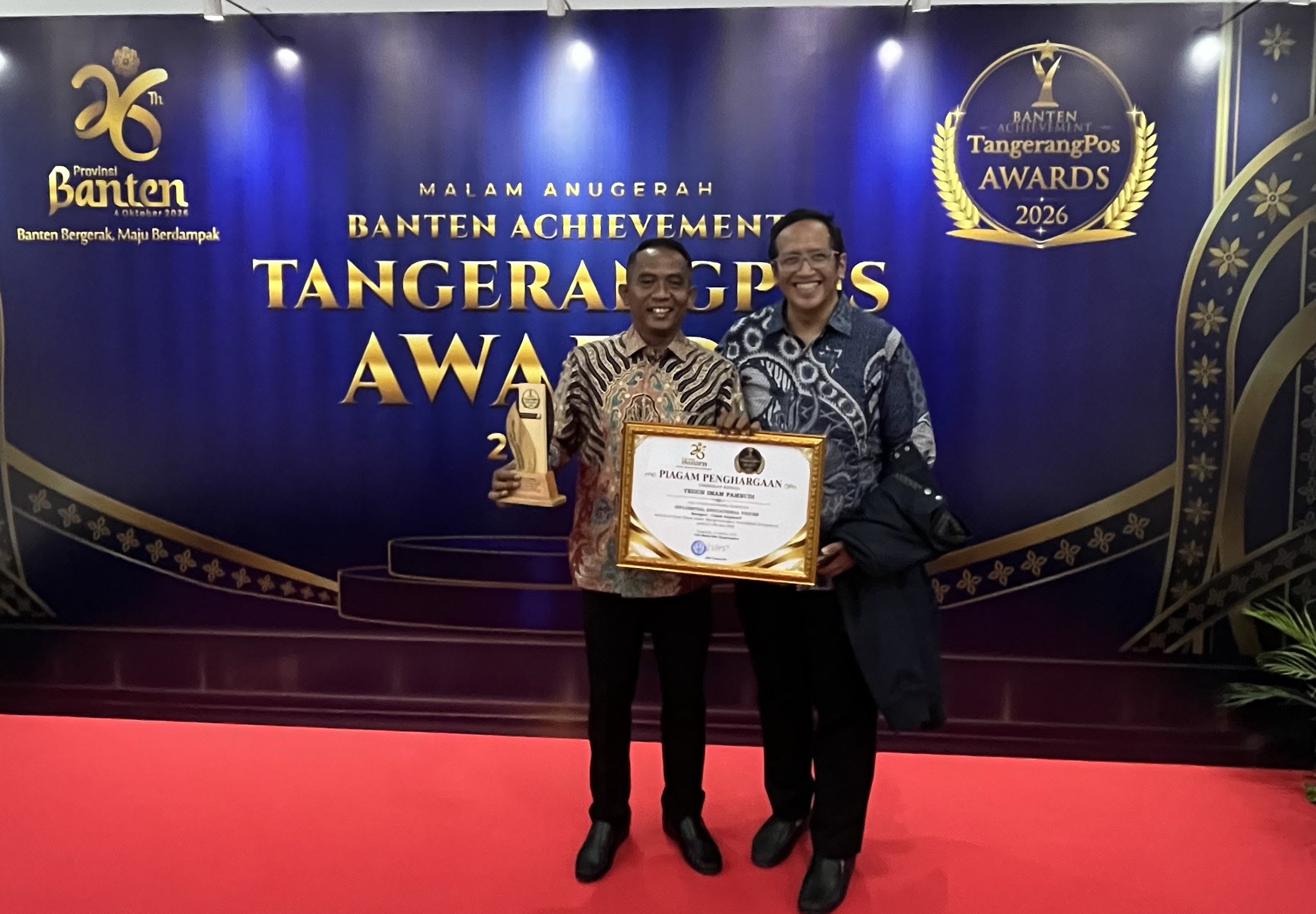Teguh Imam Pambudi, SE Raih Penghargaan Tokoh Inspiratif – Influential Educational Figure di TangerangPos Awards 2026: Bukti Nyata LPK Terbaik di Tangerang Mengubah Wajah Pendidikan Vokasi Indonesia