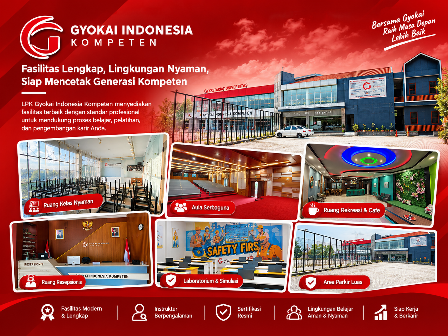 Gedung Workshop dan Pusat Pelatihan LPK GYOKAI