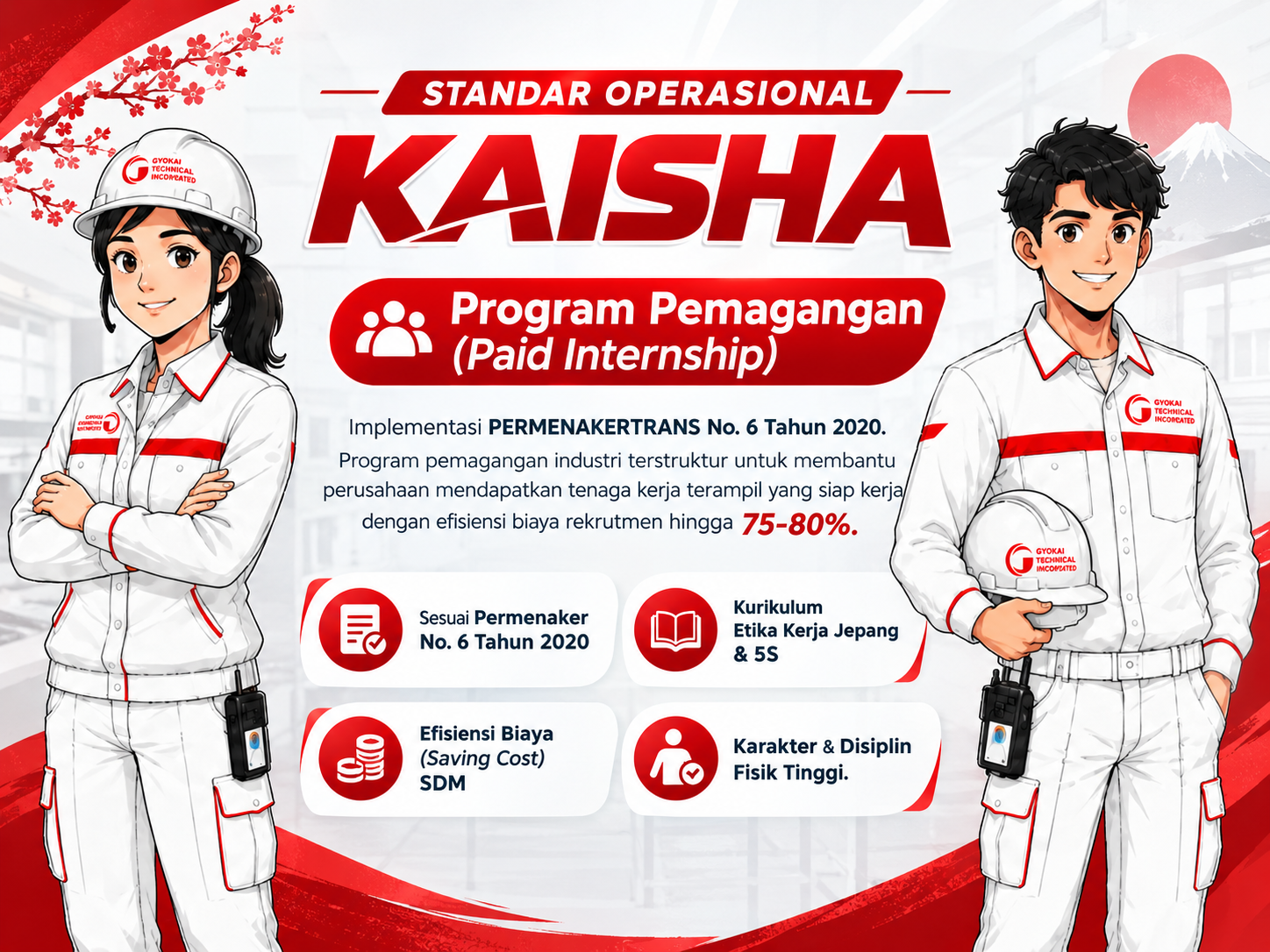 Program Pemagangan Industri LPK Gyokai